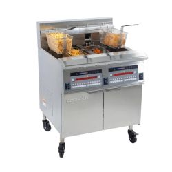 FRITEUSE ÉLECTRIQUE AVEC FILTRATION 2 X 22 LITRES 17+17KW