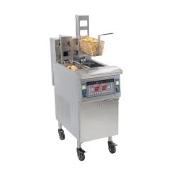 FRITEUSE ÉLECTRIQUE AVEC RELEVAGE AUTOMATIQUE ET FILTRATION 2 X 12 LITRES 17KW