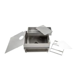 FRITEUSE ÉLECTRIQUE AVEC RELEVAGE AUTOMATIQUE ET FILTRATION 2 X 22 LITRES 17+17K