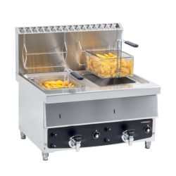FRITEUSE GAZ 2 X 10 LITRES