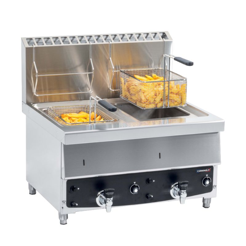 FRITEUSE GAZ 2 X 10 LITRES