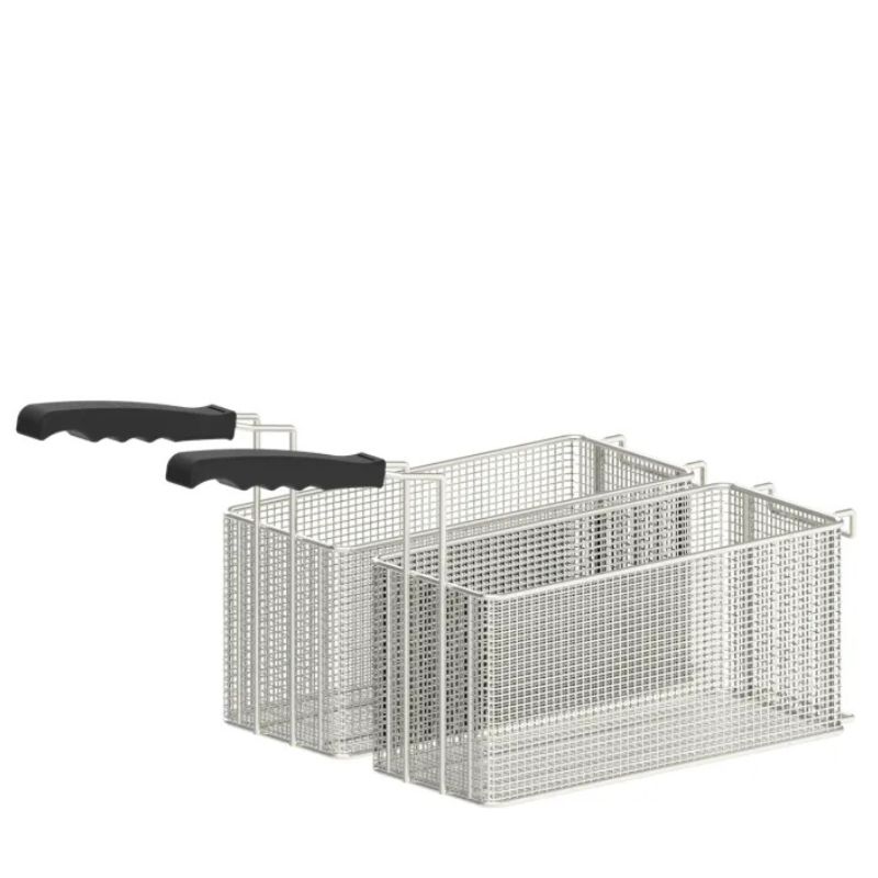 LOT DE 2 PANIERS 6,5L POUR FRITEUSE 16 LITRES