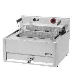 FRITEUSE ÉLECTRIQUE À POSER AVEC VANNE DE VIDANGE 16 LITRES 66