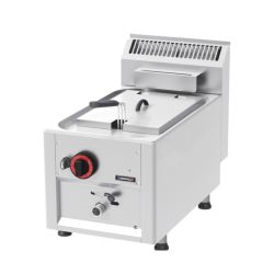 FRITEUSE GAZ À POSER AVEC VANNE DE VIDANGE 8 LITRES 33 ligne 600