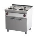 FRITEUSE ÉLECTRIQUE AVEC SOUBASSEMENT 2X17 LITRES 80