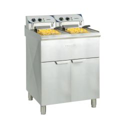 FRITEUSE ÉLECTRIQUE SUR PIEDS 2 X 10 LITRES HAUT RENDEMENT