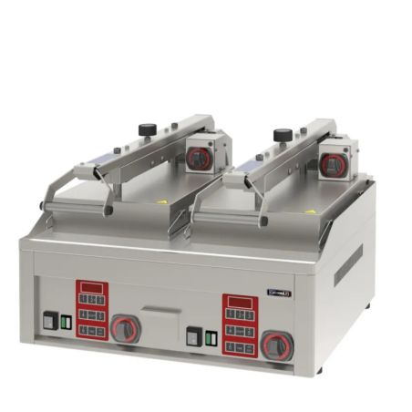 CASSELIN - GRILL À RABAT - CLAM ÉLECTRIQUE SEMI AUTOMATIQUE DOUBLE