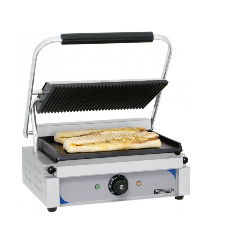 CASSELIN - GRILL PANINI PLAQUES RAINURÉE - LISSE