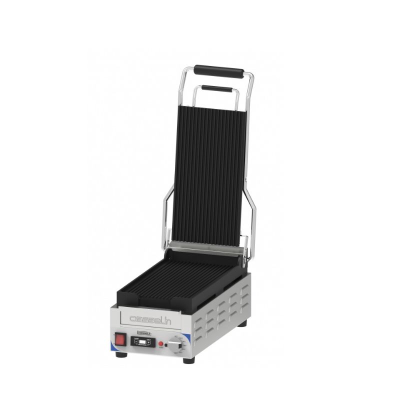 CASSELIN - GRILL PANINI COMPACT PREMIUM RAINURÉE - RAINURÉE AVEC MINUTEUR