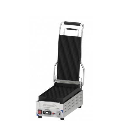 CASSELIN - GRILL PANINI COMPACT PREMIUM RAINURÉE - RAINURÉE AVEC MINUTEUR