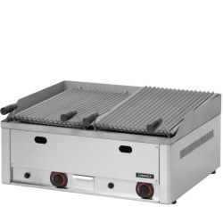 CASSELIN - GRILL À PIERRE DE LAVE DOUBLE