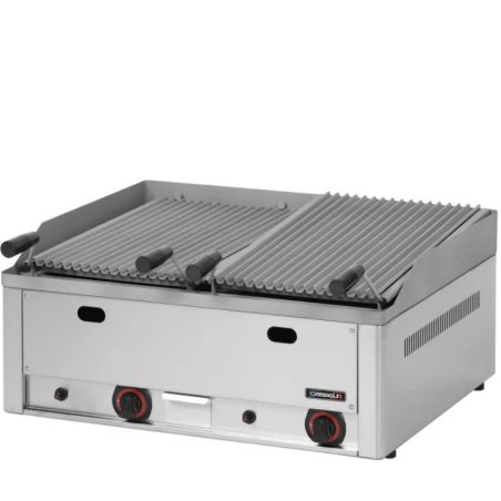 CASSELIN - GRILL À PIERRE DE LAVE DOUBLE