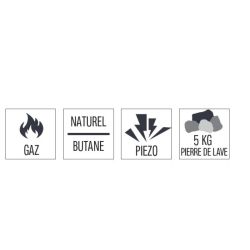 CASSELIN - GRILL PIERRE DE LAVE 33 ligne 600