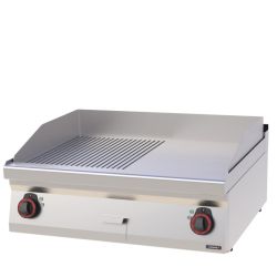 PLAQUE À SNACKER FONTE RAINURÉE LISSE GAZ 80 ligne 700