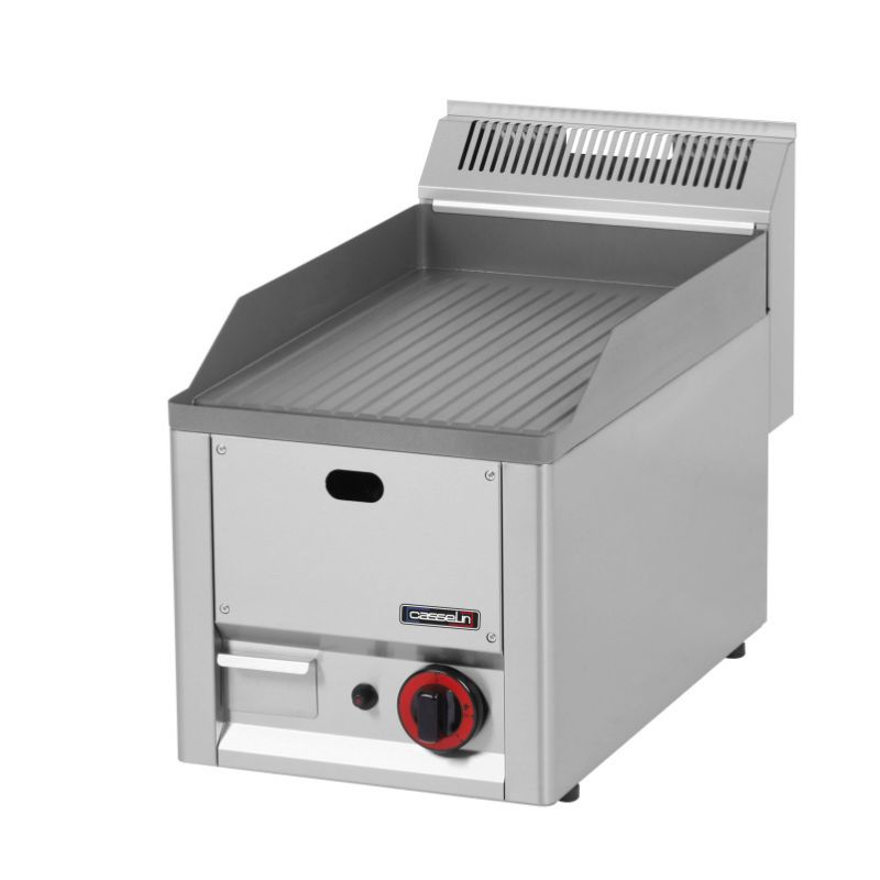 CASSELIN - PLAQUE À SNACKER FONTE RAINURÉE 33 GAZ ligne 600