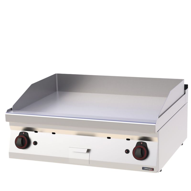 PLAQUE À SNACKER CHROME LISSE GAZ 80ligne 700