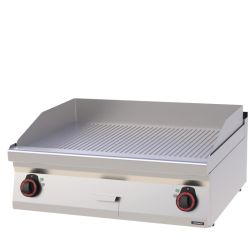 PLAQUE À SNACKER CHROME RAINURÉE 80 ligne 700