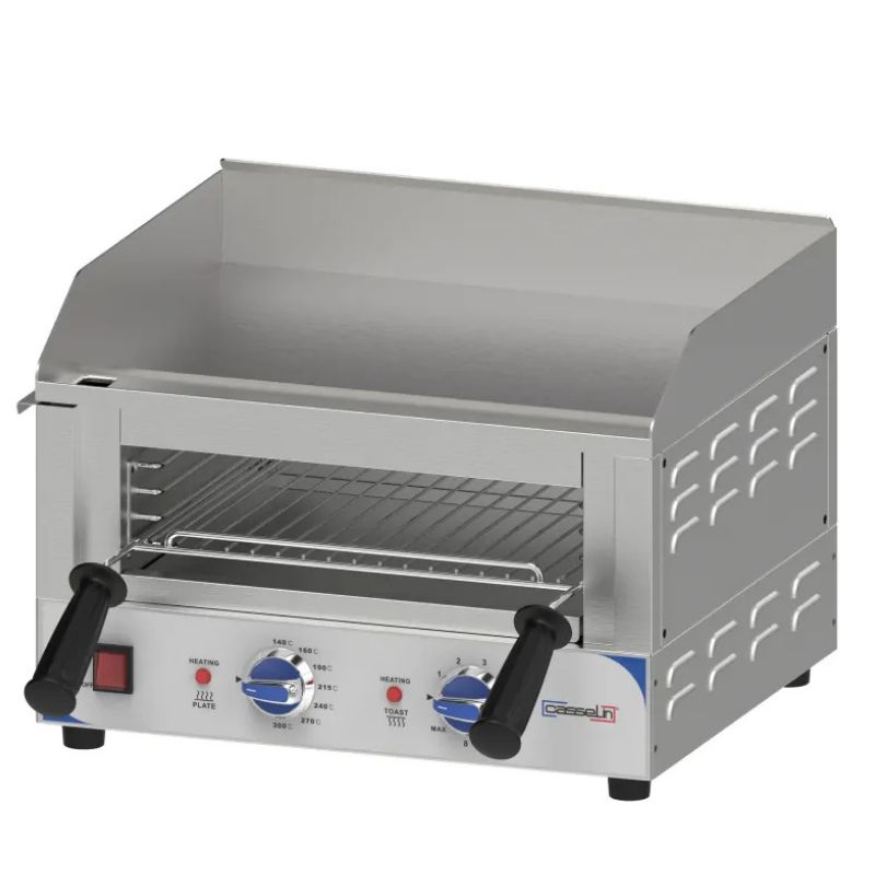 CASSELIN - PLAQUE À SNACKER AVEC TOASTEUR INTÉGRÉ 480