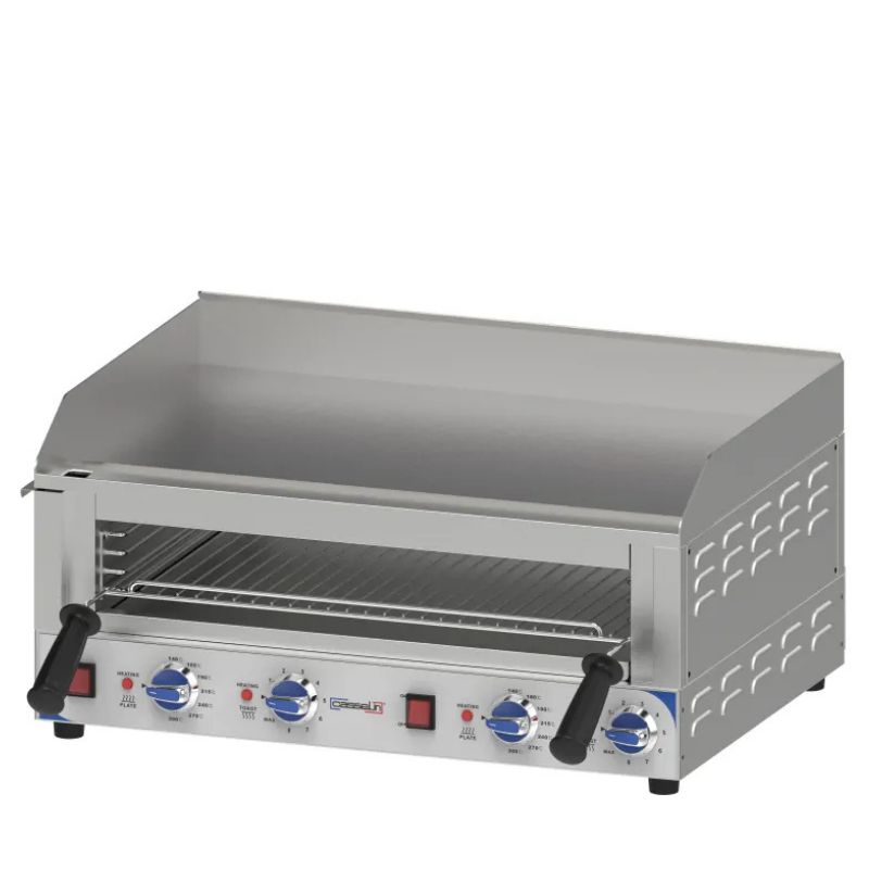 CASSELIN - PLAQUE À SNACKER AVEC TOASTEUR INTÉGRÉ 700