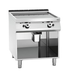 Plaque grill gaz, lisse