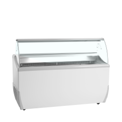 Vitrine pour glace en bac