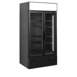 Vitrine réfrigérée noire +2...