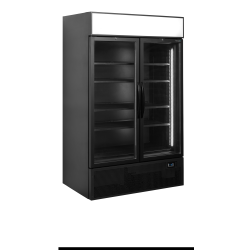 Vitrine réfrigérée noire +2...