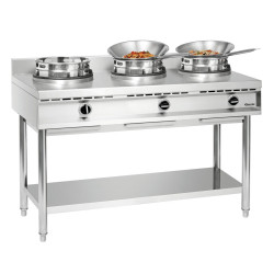 Wok, 3 brûleurs