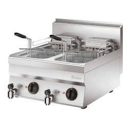 Friteuse 650, L600, 2x10L