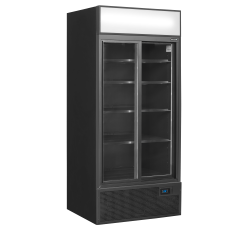 Vitrine réfrigérée noire +2...
