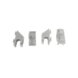SET 4 CLIPS BLANC POUR...