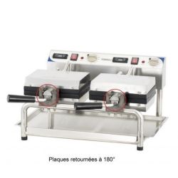 CASSELIN - GAUFRIER DOUBLE OUVERTURE 180°
