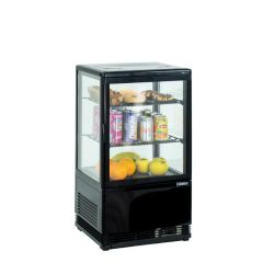 CASSELIN - MINI VITRINE RÉFRIGÉRÉE POSITIVE 58L NOIRE