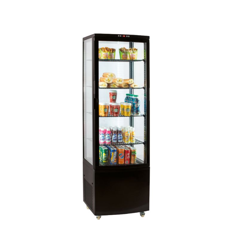 CASSELIN - VITRINE RÉFRIGÉRÉE POSITIVE 235L NOIRE