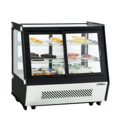 CASSELIN - VITRINE RÉFRIGÉRÉE À POSER DOUBLE PORTES 125L
