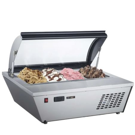 CASSELIN - VITRINE À GLACES À POSER 4 X GN 1/3