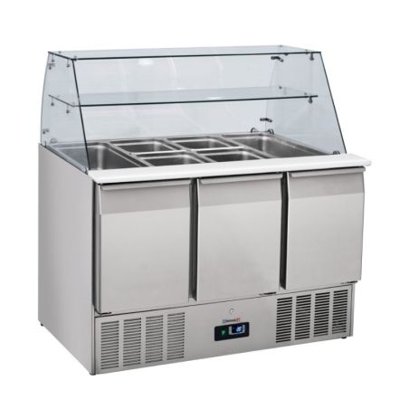 CASSELIN - SALADETTE VITRÉE 3 PORTES GN 1/1