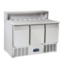 CASSELIN - SALADETTE DE PRÉPARATION 3 PORTES GN 1/1 GRANIT