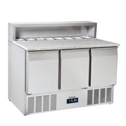 CASSELIN - SALADETTE DE PRÉPARATION 3 PORTES GN 1/1 GRANIT