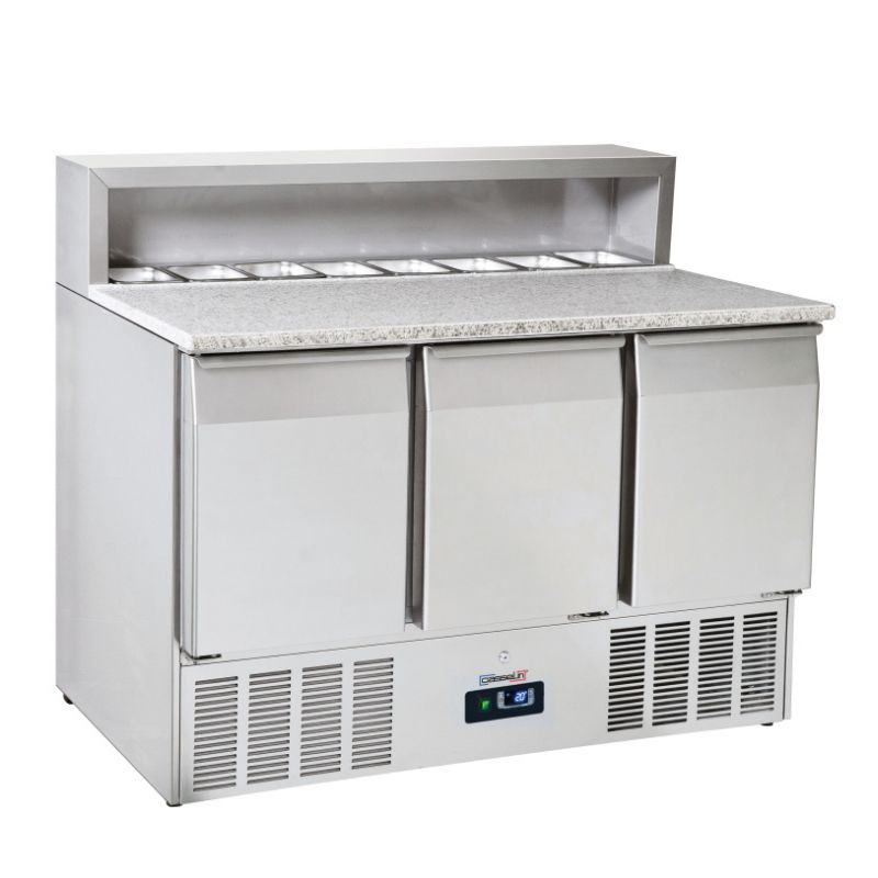 CASSELIN - SALADETTE DE PRÉPARATION 3 PORTES GN 1/1 GRANIT