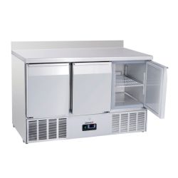 CASSELIN - SALADETTE - DESSERTE RÉFRIGÉRÉE AVEC DOSSERET 3 PORTES GN 1/1