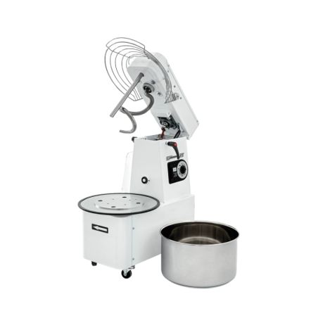 CASSELIN - PÉTRIN À SPIRALE TÊTE RELEVABLE ET CUVE AMOVIBLE 2 VITESSES 35KG
