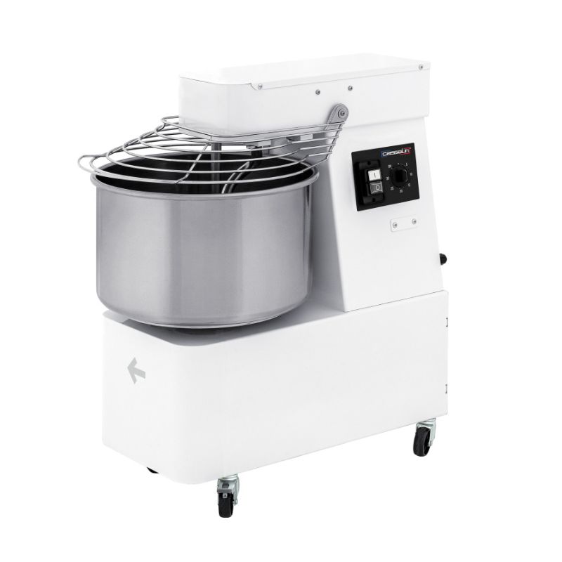 CASSELIN - PÉTRIN À SPIRALE TÊTE ET CUVE FIXES 42KG