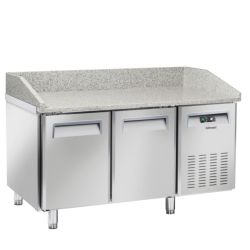 CASSELIN - TABLE À PIZZA RÉFRIGÉRÉE 2 PORTES