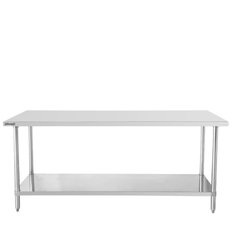 CASSELIN - TABLE DE TRAVAIL INOX 600 AVEC ÉTAGÈRE 1200 MM