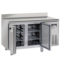 CASSELIN - TABLE RÉFRIGÉRÉE AVEC DOSSERET 2 PORTES