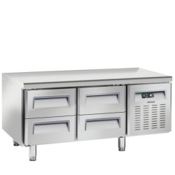 CASSELIN - TABLE RÉFRIGÉRÉE 4 TIROIRS GN 1/1