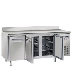 CASSELIN - TABLE RÉFRIGÉRÉE AVEC DOSSERET 3 PORTES