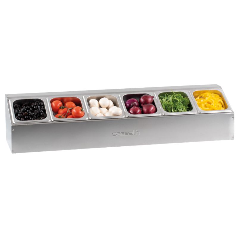 CASSELIN - SUPPORT POUR 6 BACS GN 1/6 - SIMPLE