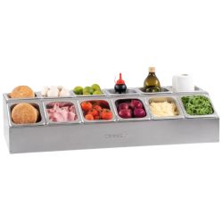 CASSELIN - SUPPORT POUR 12 BACS GN 1/6 - 2 RANGS